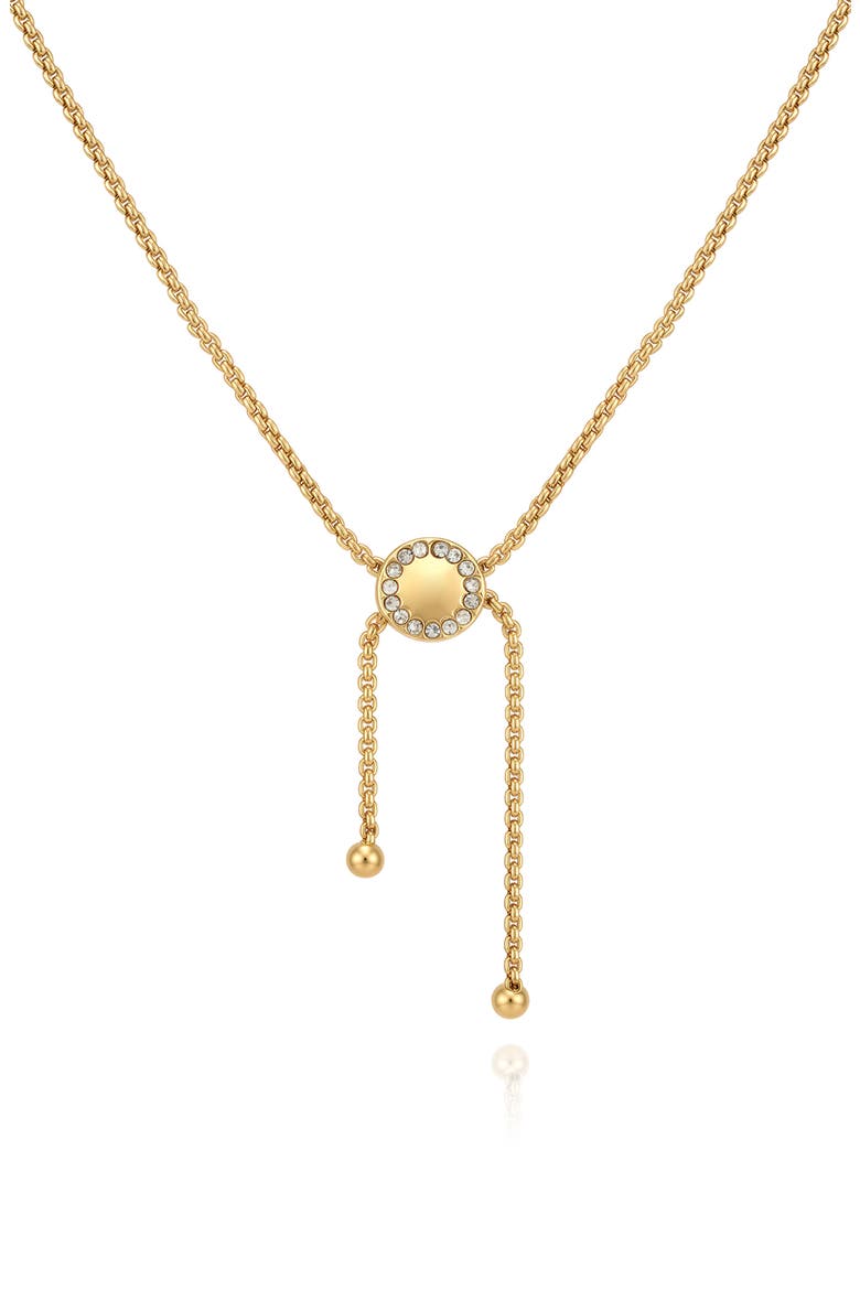 Crystal Lariat Necklace, Alternate, color, GOLD