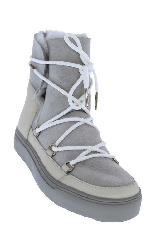 Blackstone Ul87 Genuine Shearling Lined Boot In Gray