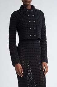 Dolce&Gabbana Virgin Wool Crochet Jacket