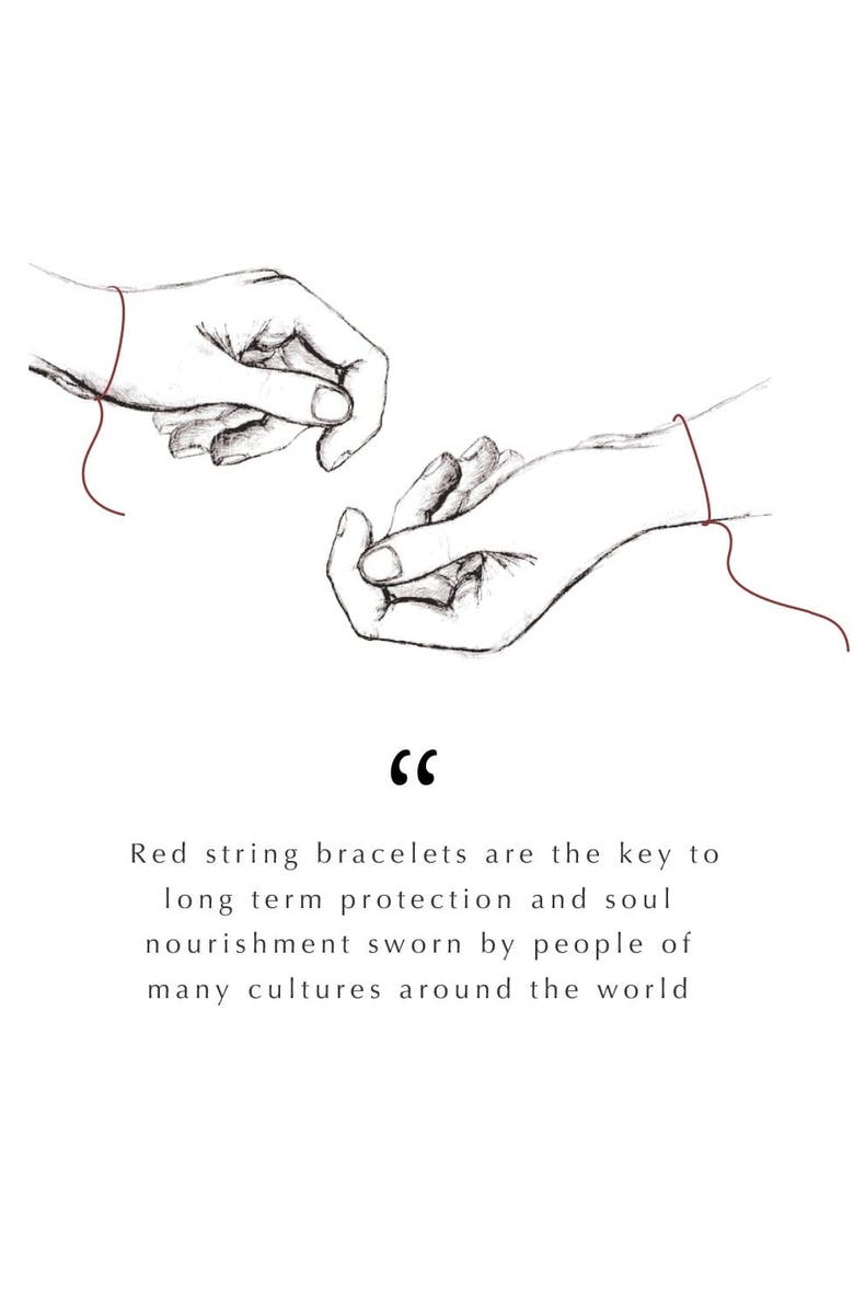 Karma and Luck Prevent Harm - Red String Evil Eye Charm Bracelet, Alternate, color, Red/Silver/Blue