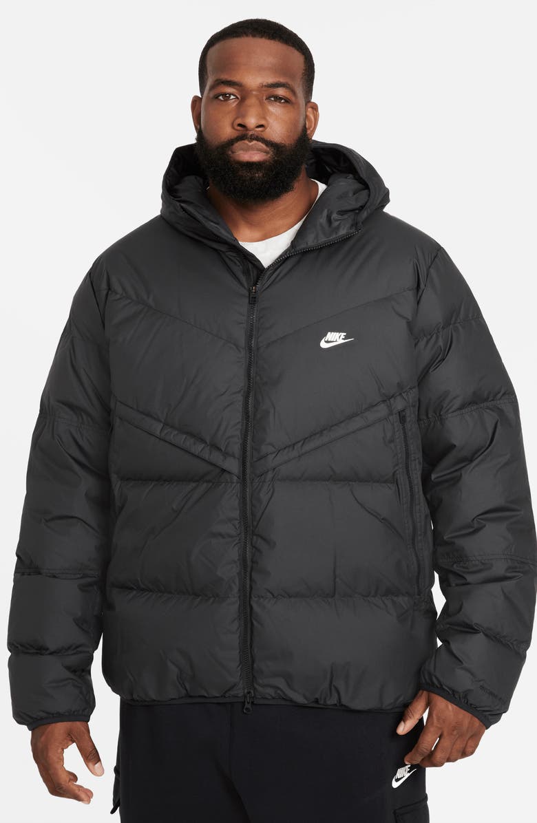 Nike Sportswear Storm-FIT Windrunner Water Resistant Hooded Down Jacket, Alternate, color, 