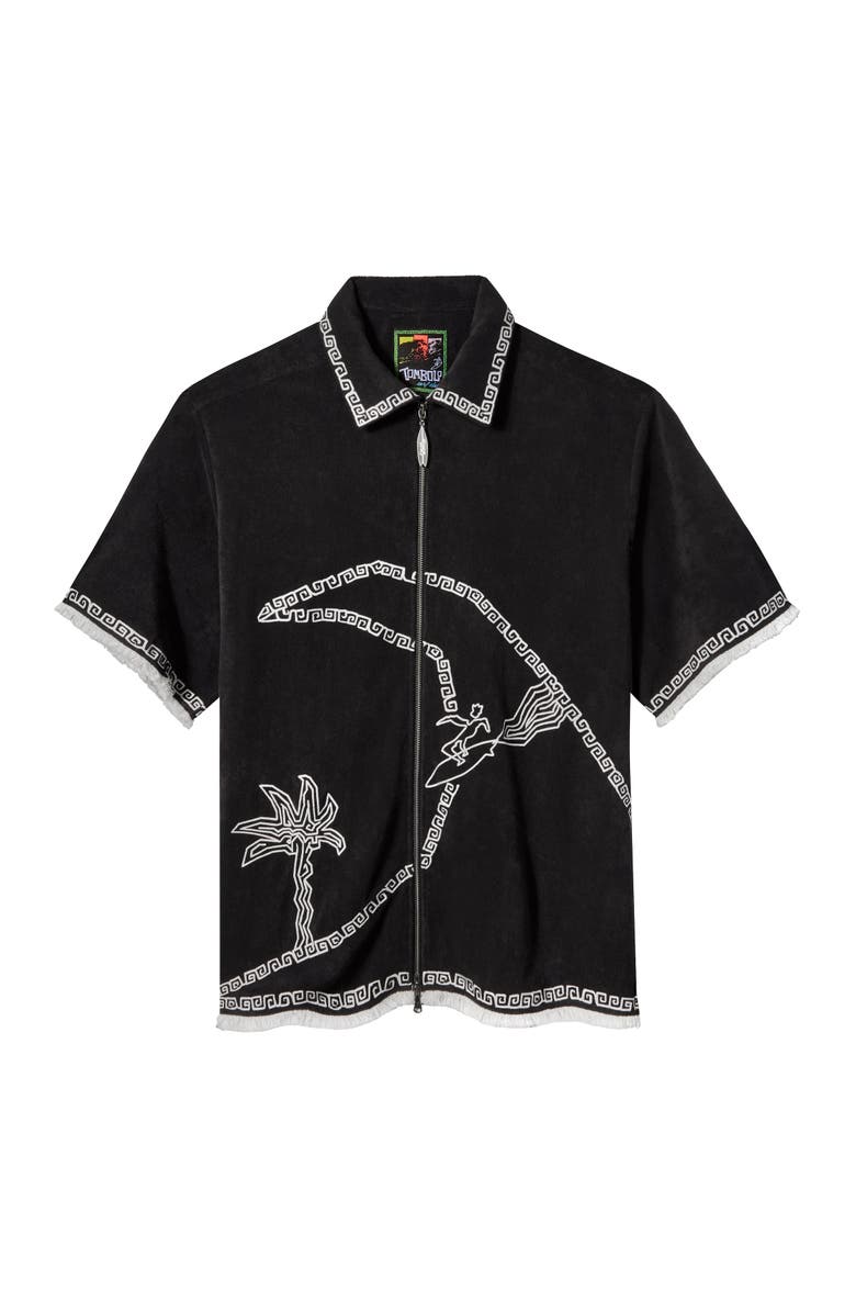 Tombolo 'Beach Break' Cabana ~ Relaxed Fit, Main, color, Black