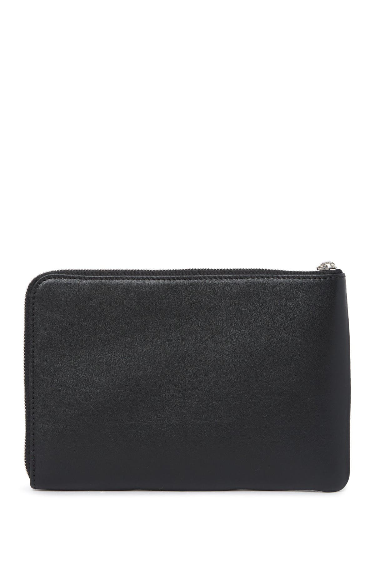 Longchamp Le Pliage Cuir LGP Pouch, Alternate, color, Black