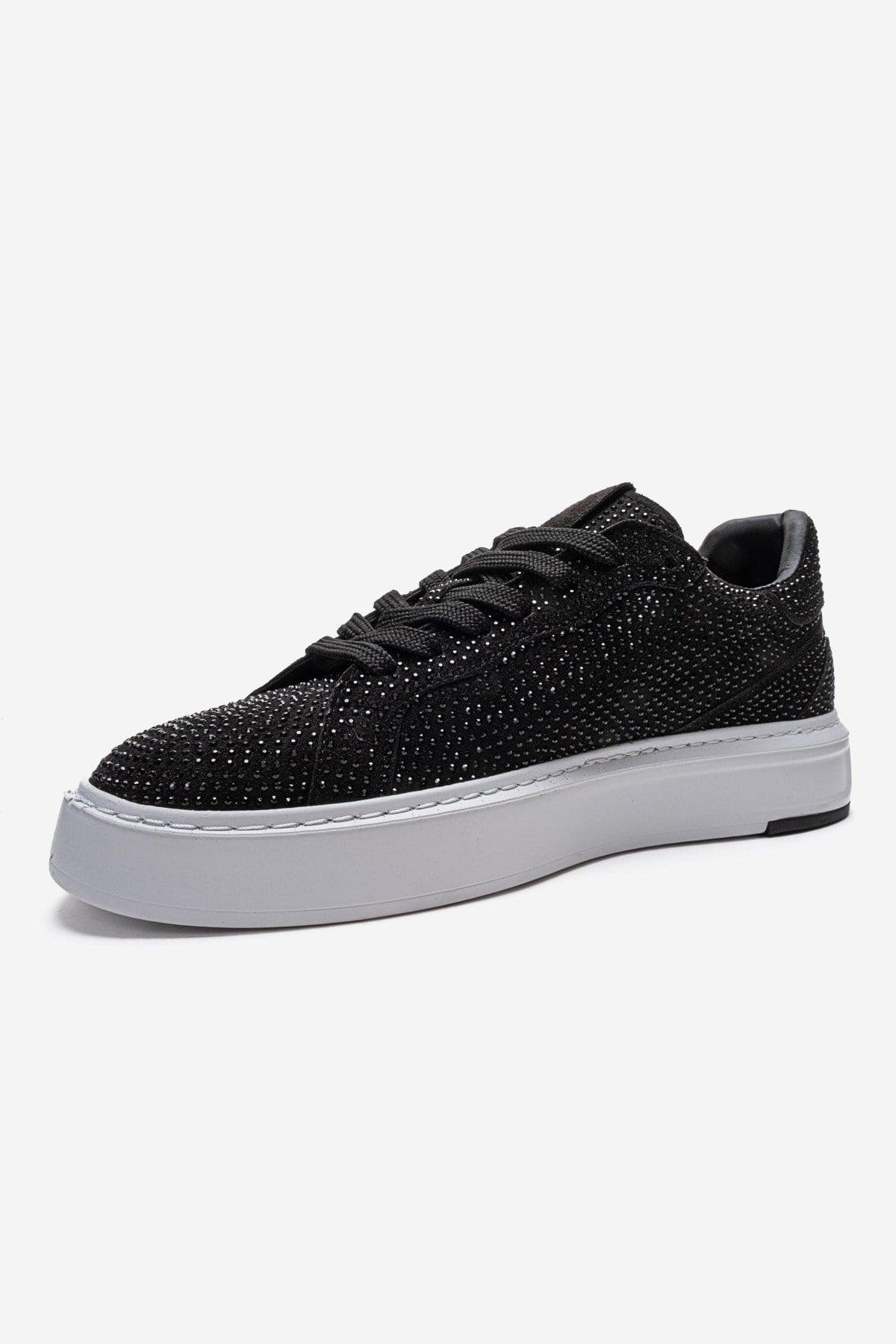 Prologue Shoes Berina Embellished Sneaker, Alternate, color, Black Suede