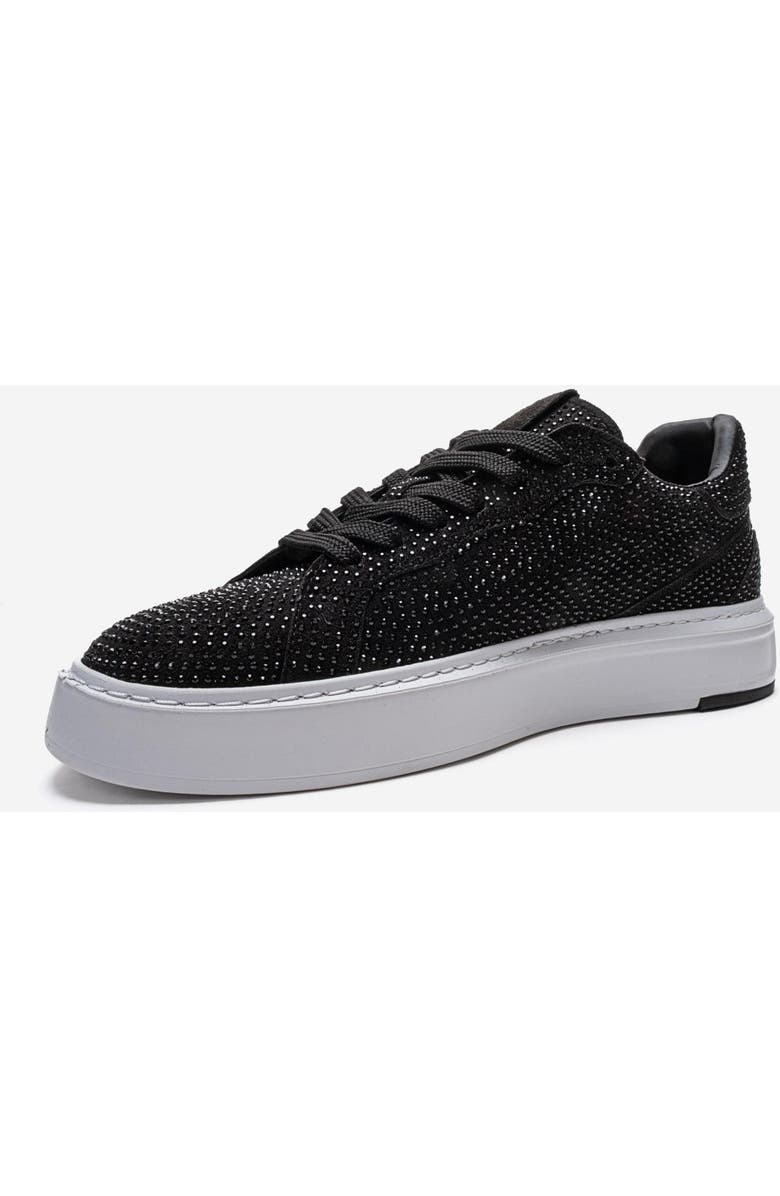 Prologue Shoes Berina Embellished Sneaker, Alternate, color, Black Suede