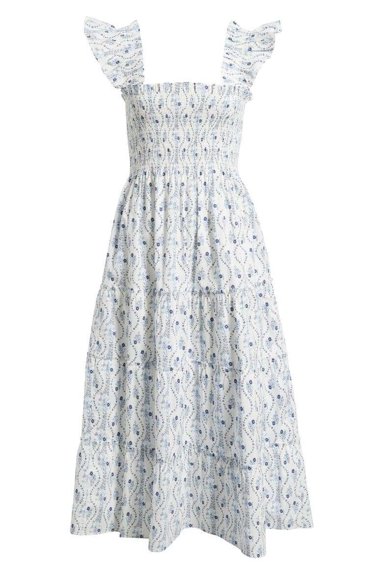 The Ellie Nap Dress, Alternate, color, BLUE VINE STRIPE