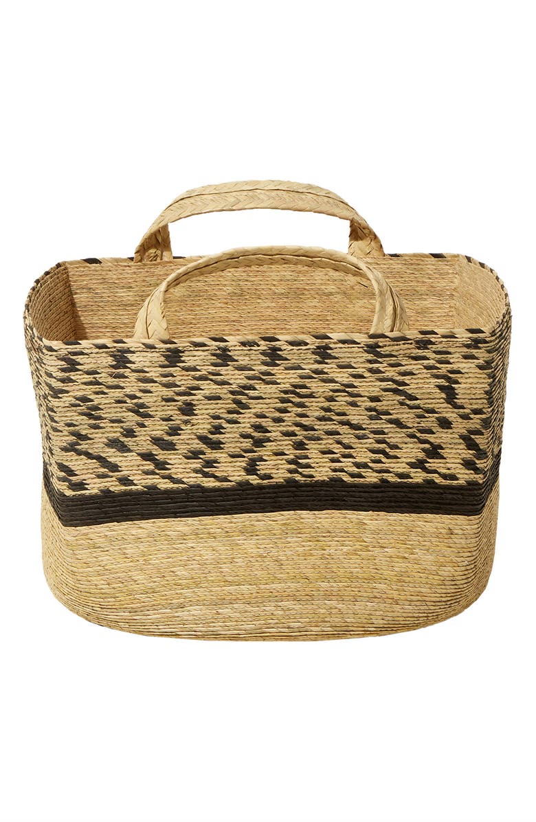 GOODEE x Makaua Revistero Pinto Woven Basket, Main, color,