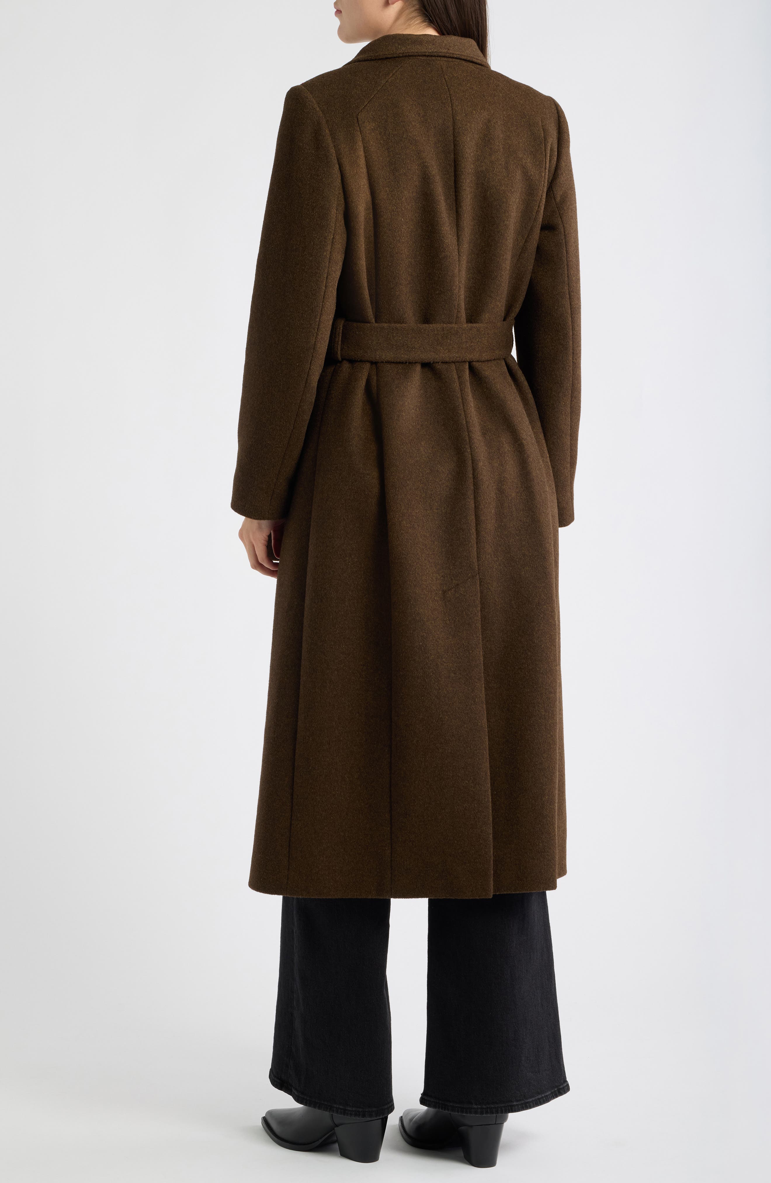 THETOE CHAMBÉRY STANDNECK COAT　S Sam Edelman Stand Collar Wrap Coat (Women) | Nordstrom