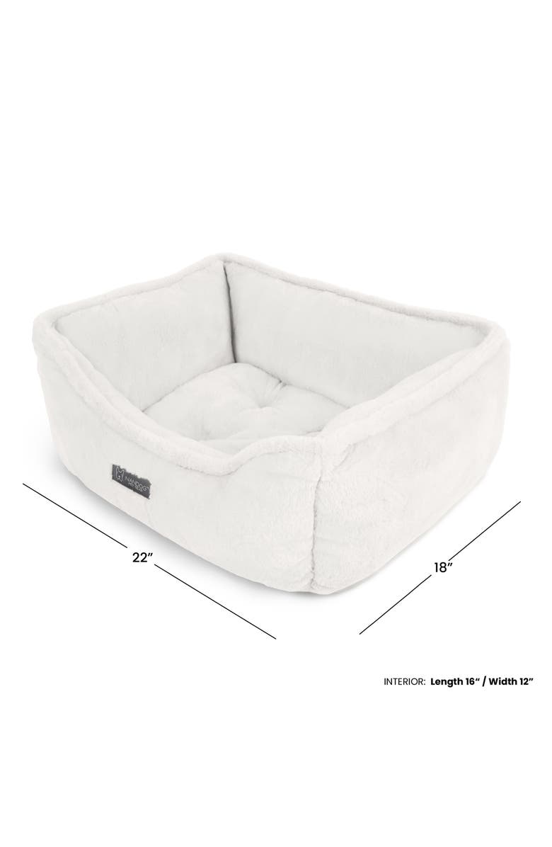 Nandog Pet Gear Super Cloud Dog  Bed- Reversible Cat & Dog Bed, Alternate, color, Pearl White