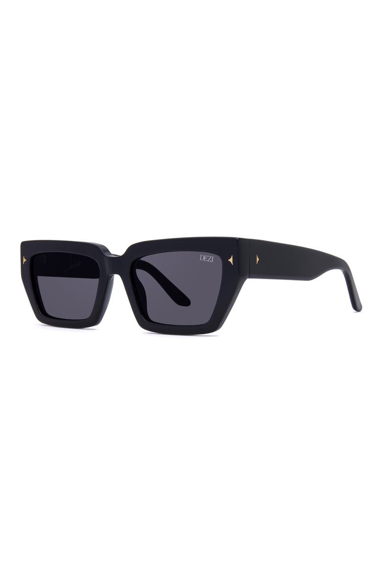 Switch 55mm Square Sunglasses, Alternate, color, BLACK / DARK SMOKE