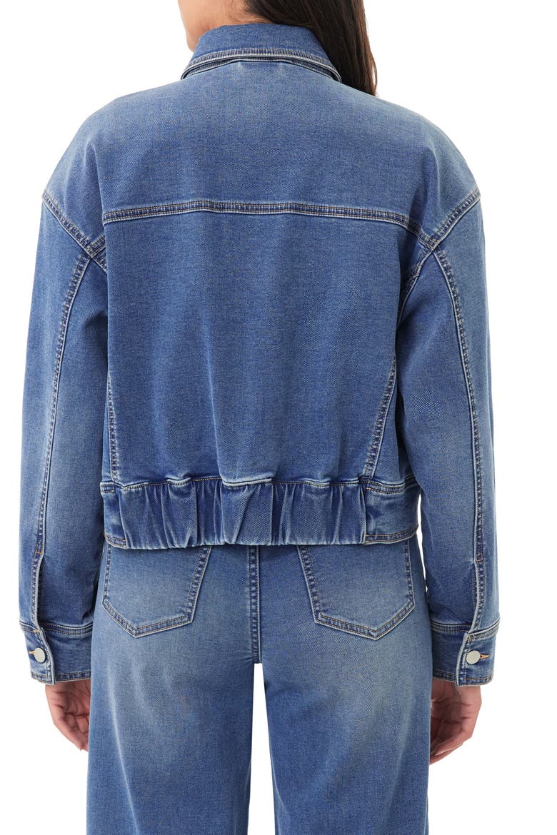 Saturday Knit Denim Jacket, Alternate, color, OXFORD