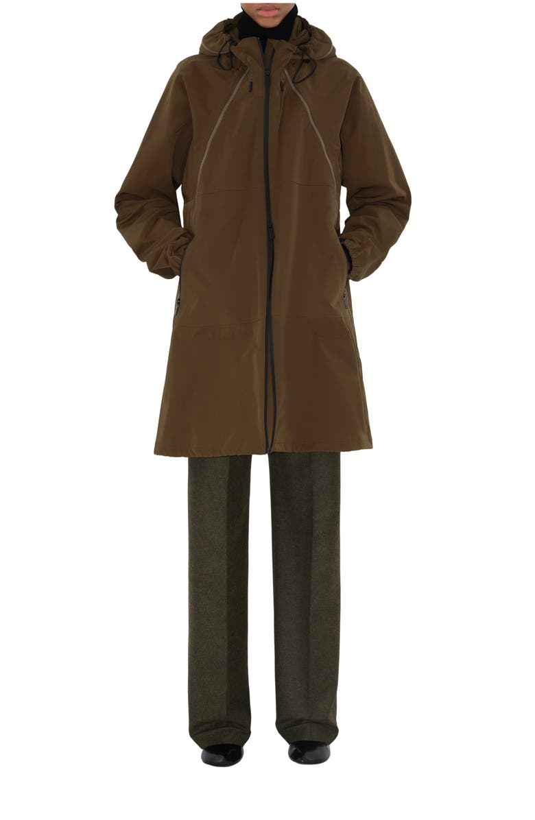 Burberry Nylon Cotton Parka, Main, color, 