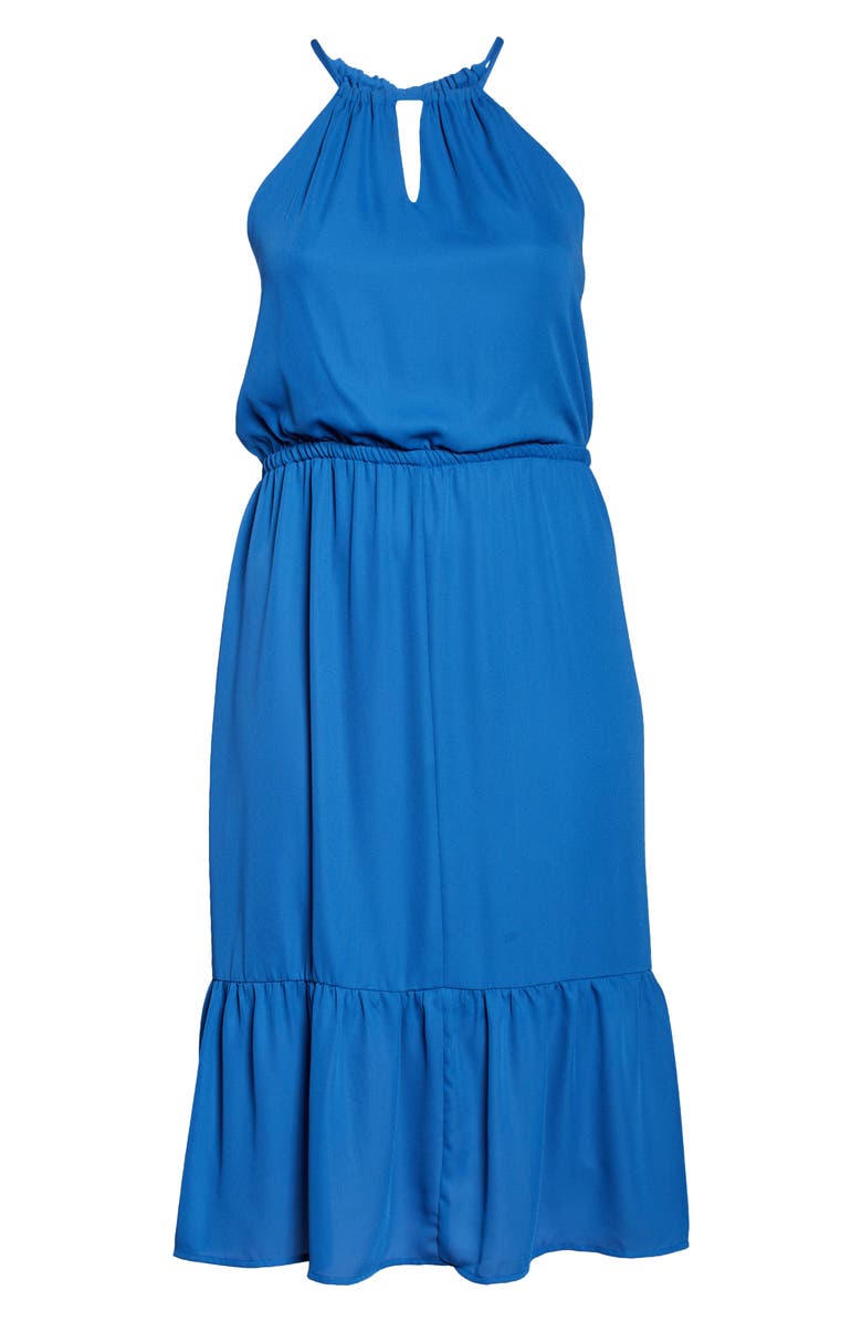 GIBSONLOOK Gibson x International Women's Day Living in Yellow Halter Midi Dress, Alternate, color, 