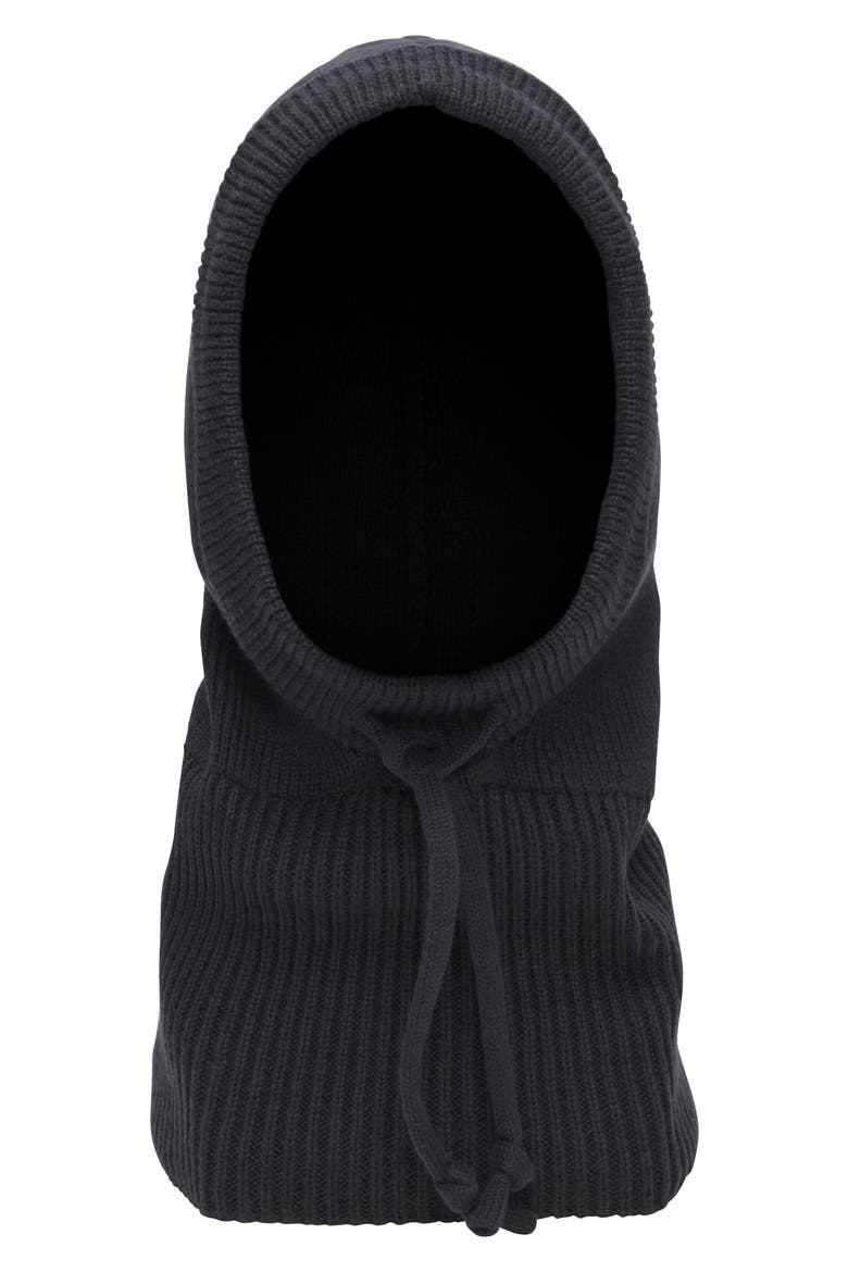 Halftime Knit Hood, Main, color, BLACK / BLACK / BLACK
