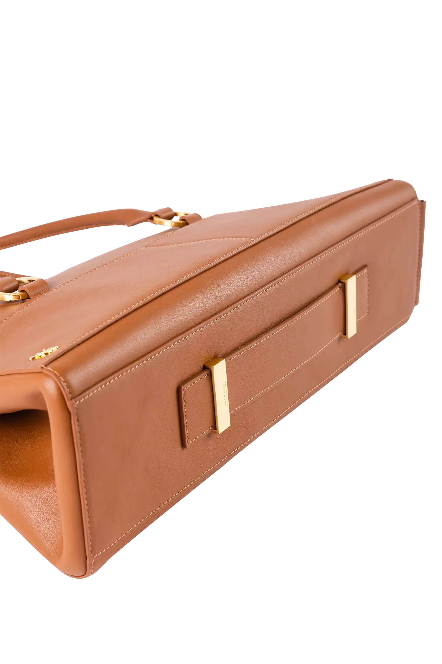 Esthera 5PM Leather Shoulder Bag, Alternate, color, Caramel