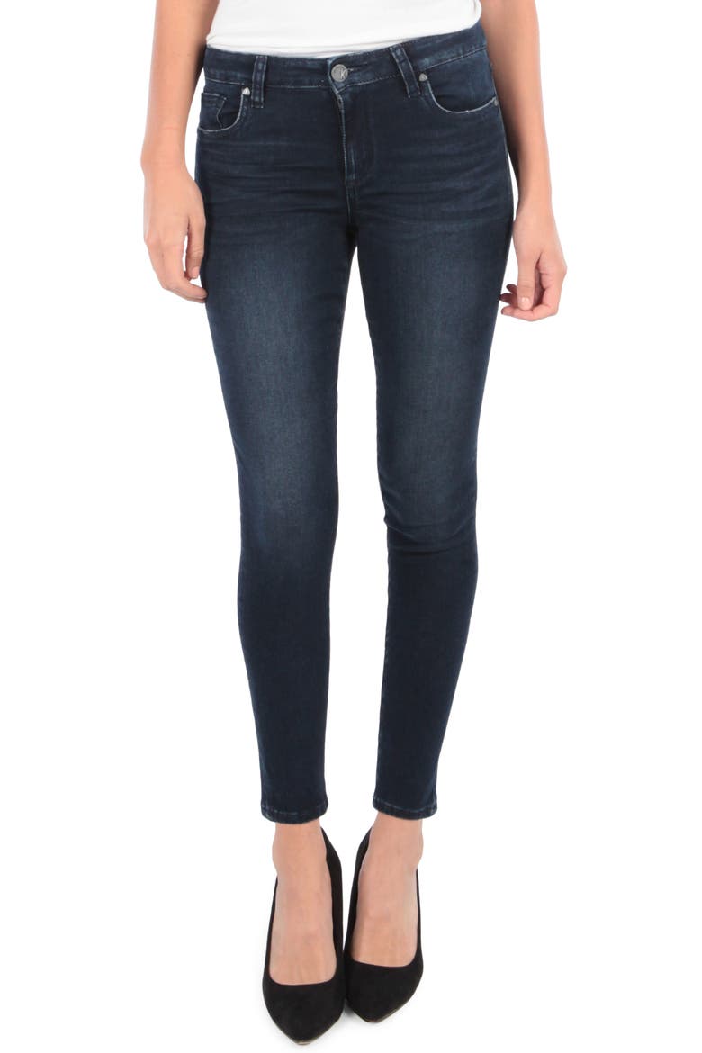 Donna Ankle Skinny Jeans, Main, color, PARAGON W/ DK STONE BASE WASH
