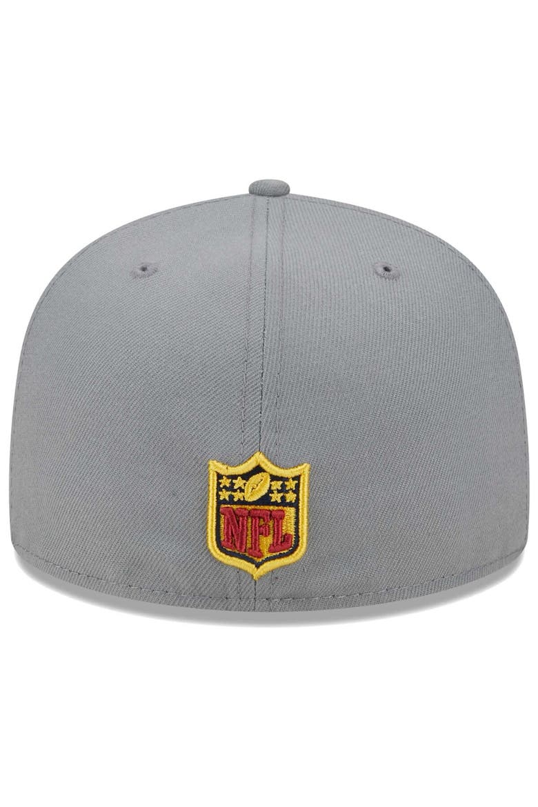 Men's New Era Gray New York Jets Color Pack 59FIFTY Fitted Hat, Alternate, color, Gray