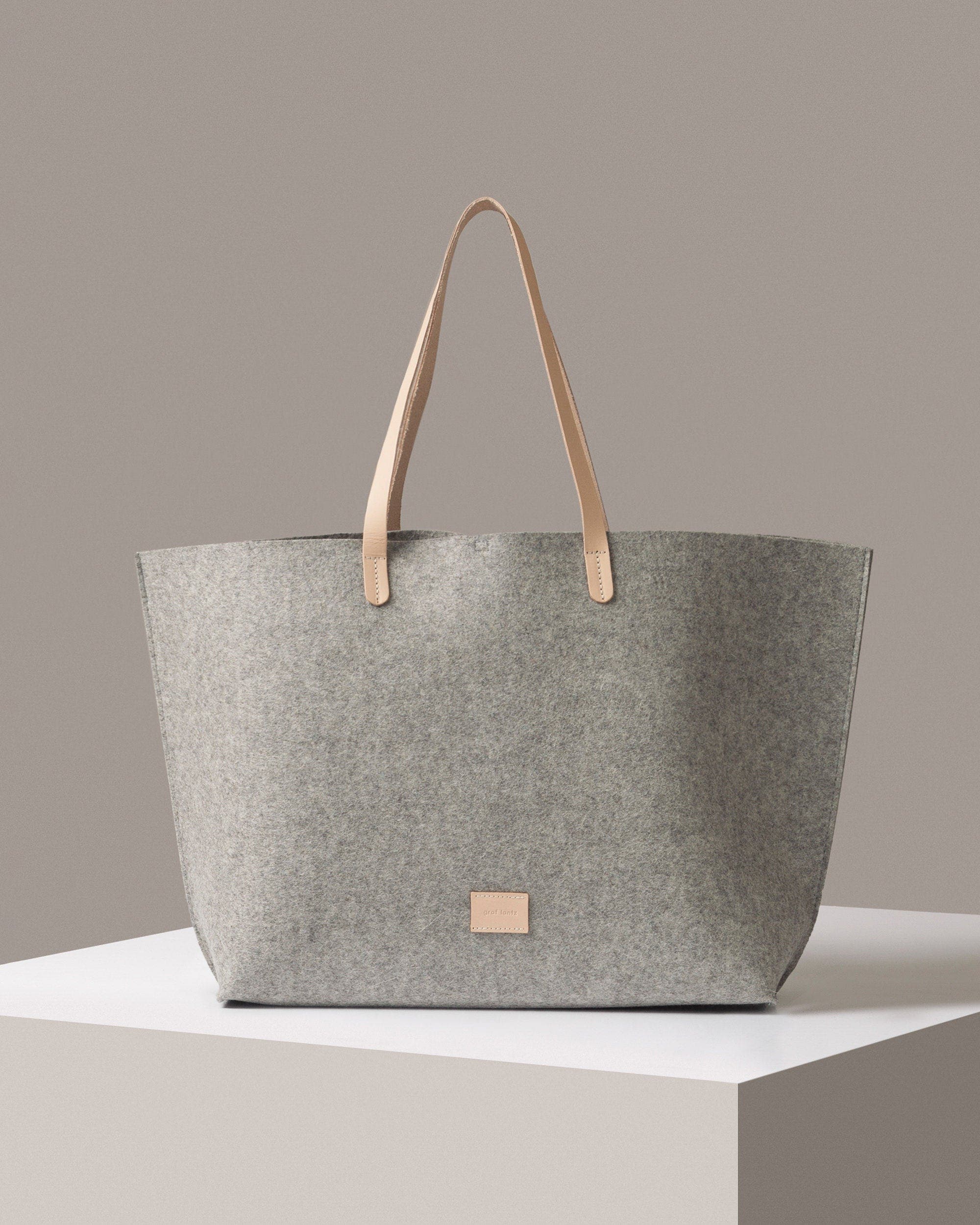 Hana Merino Wool Boat Bag, Alternate, color, Granite