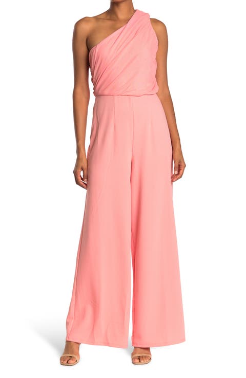 Ava One-Shoulder Wide Leg Jumpsuit