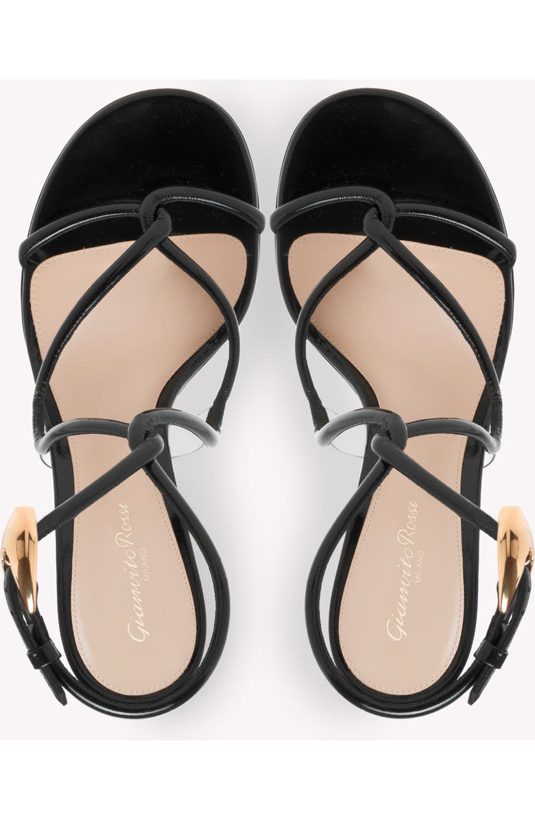 Gianvito Rossi Jungle Mamba Sandal, Alternate, color, Black
