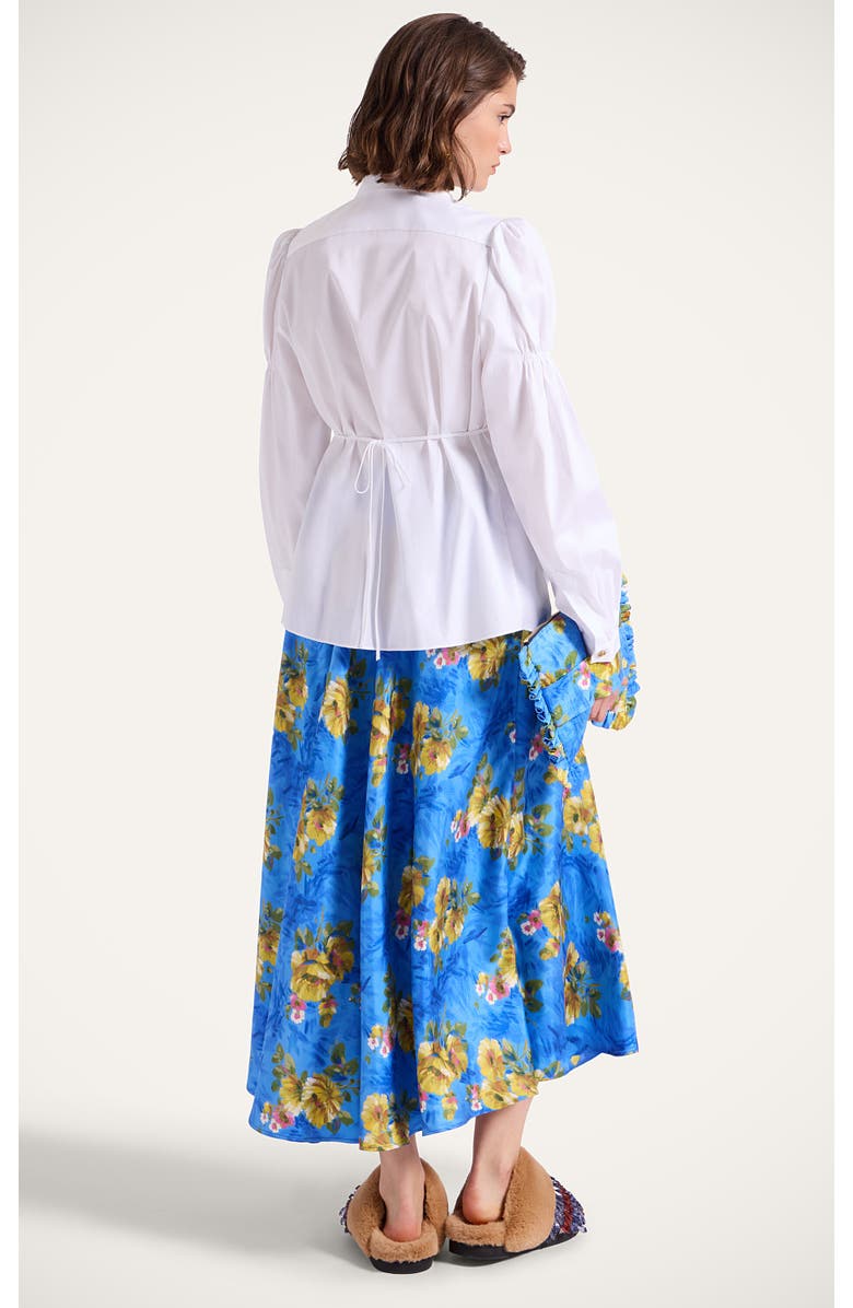 La DoubleJ Drawstring Skirt, Alternate, color, Riptide Light Blue