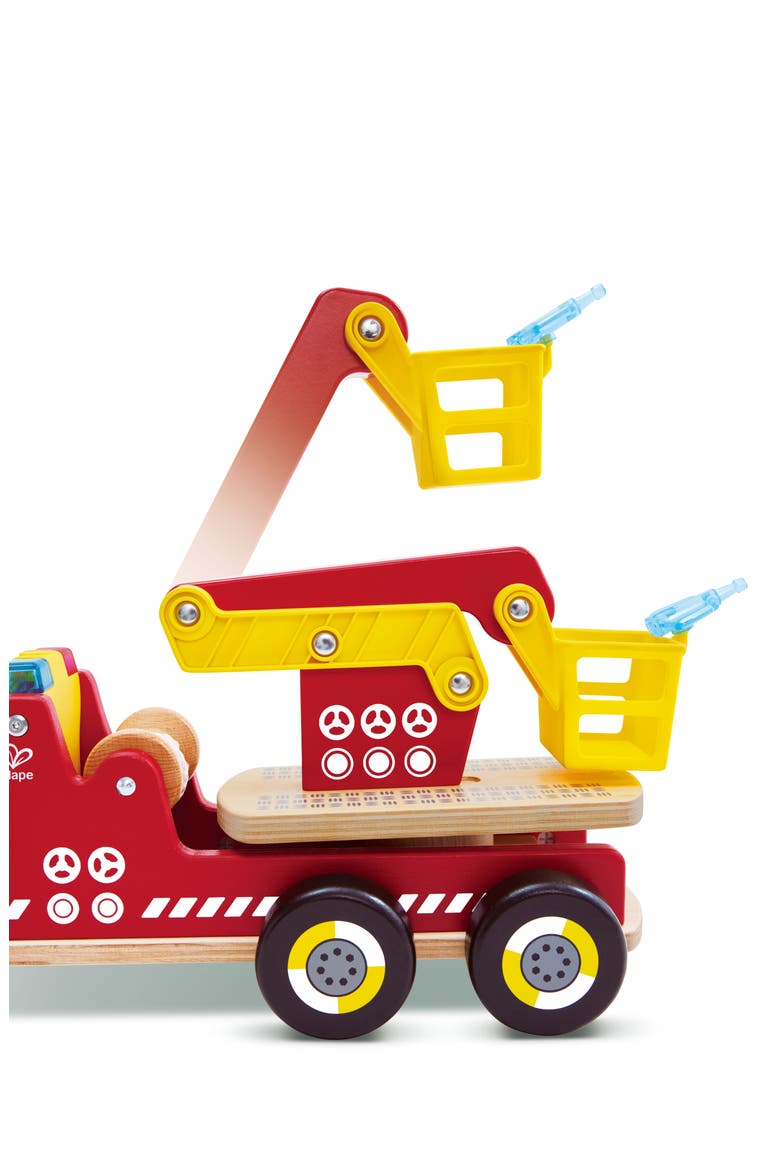 Siren & Lights Toy Fire Truck, Alternate, color, MULTIPLECOLOR