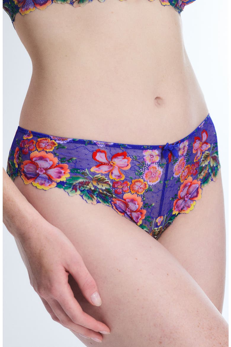 Sunchaser Lace Cheeky Briefs, Alternate, color, RENDEZVOUS BLUE