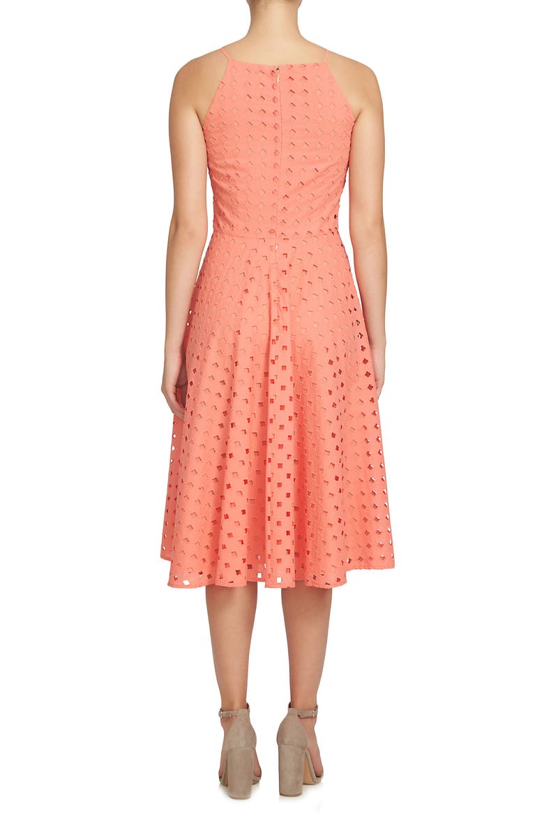 CeCe Bella Fit & Flare Dress, Alternate, color, 