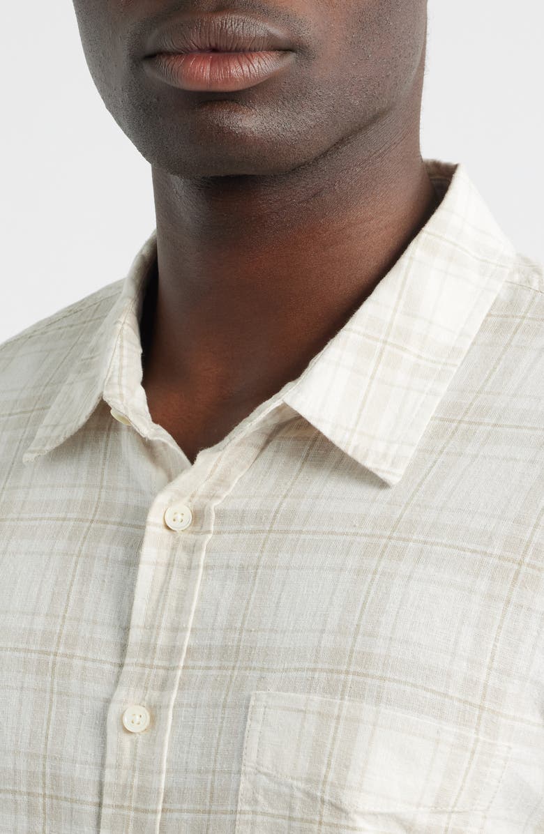 Rails Clyde Plaid Hemp & Cotton Button-Up Shirt, Alternate, color, 