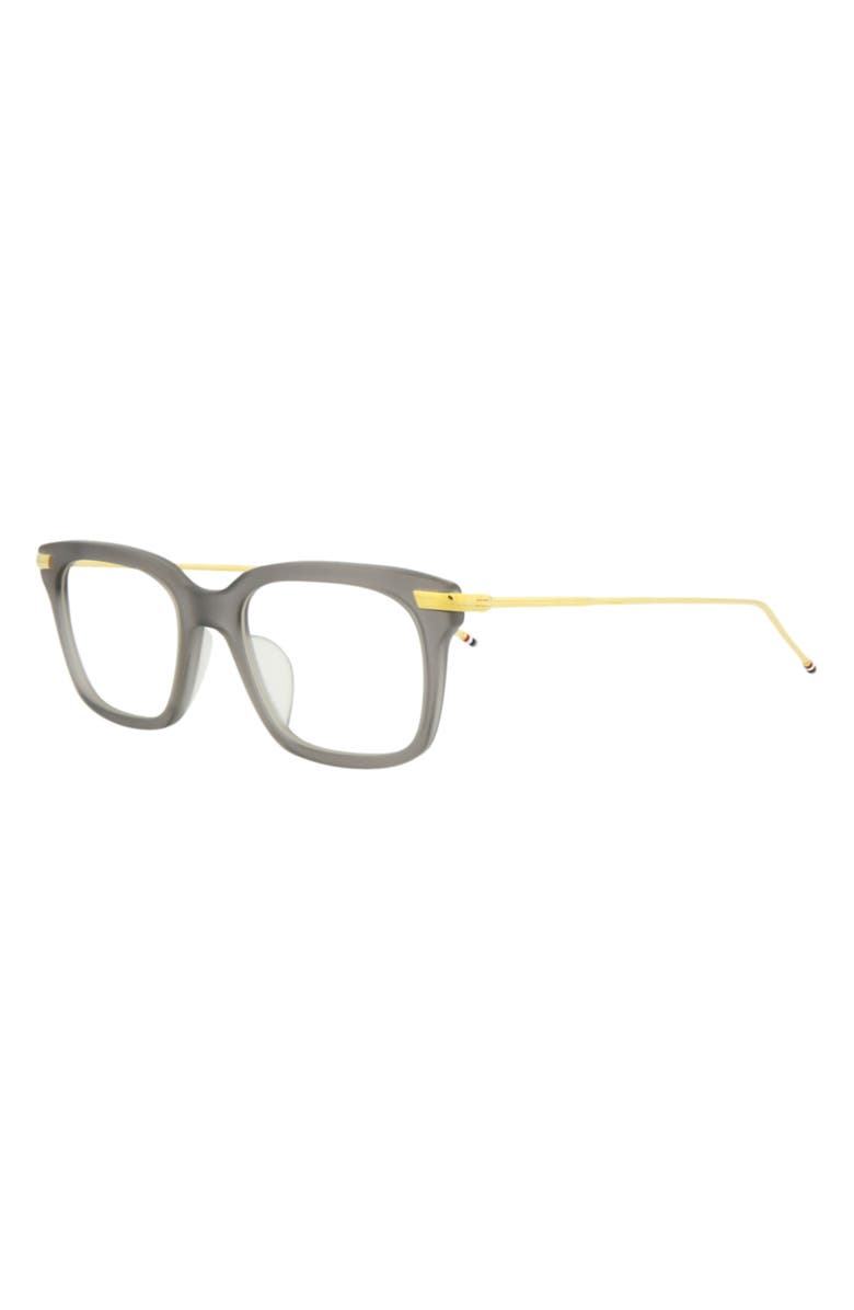 Thom Browne 53mm Rectangular Optical Frames, Alternate, color,