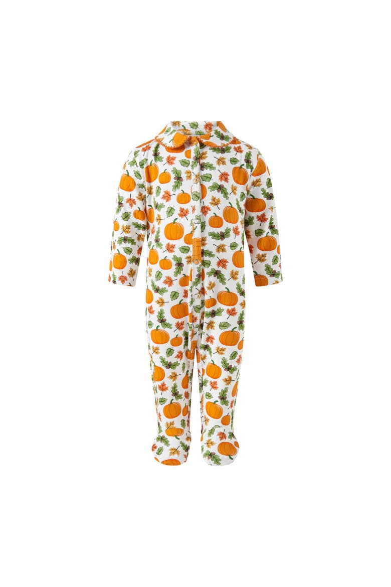 Pumpkin Footie, Main, color, Orange