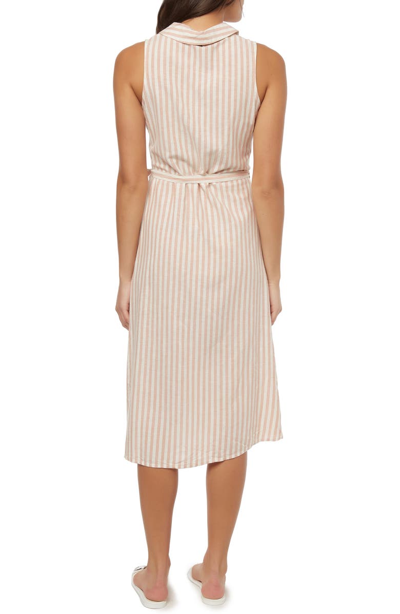 O'Neill Skylie Midi Wrap Dress, Alternate, color,