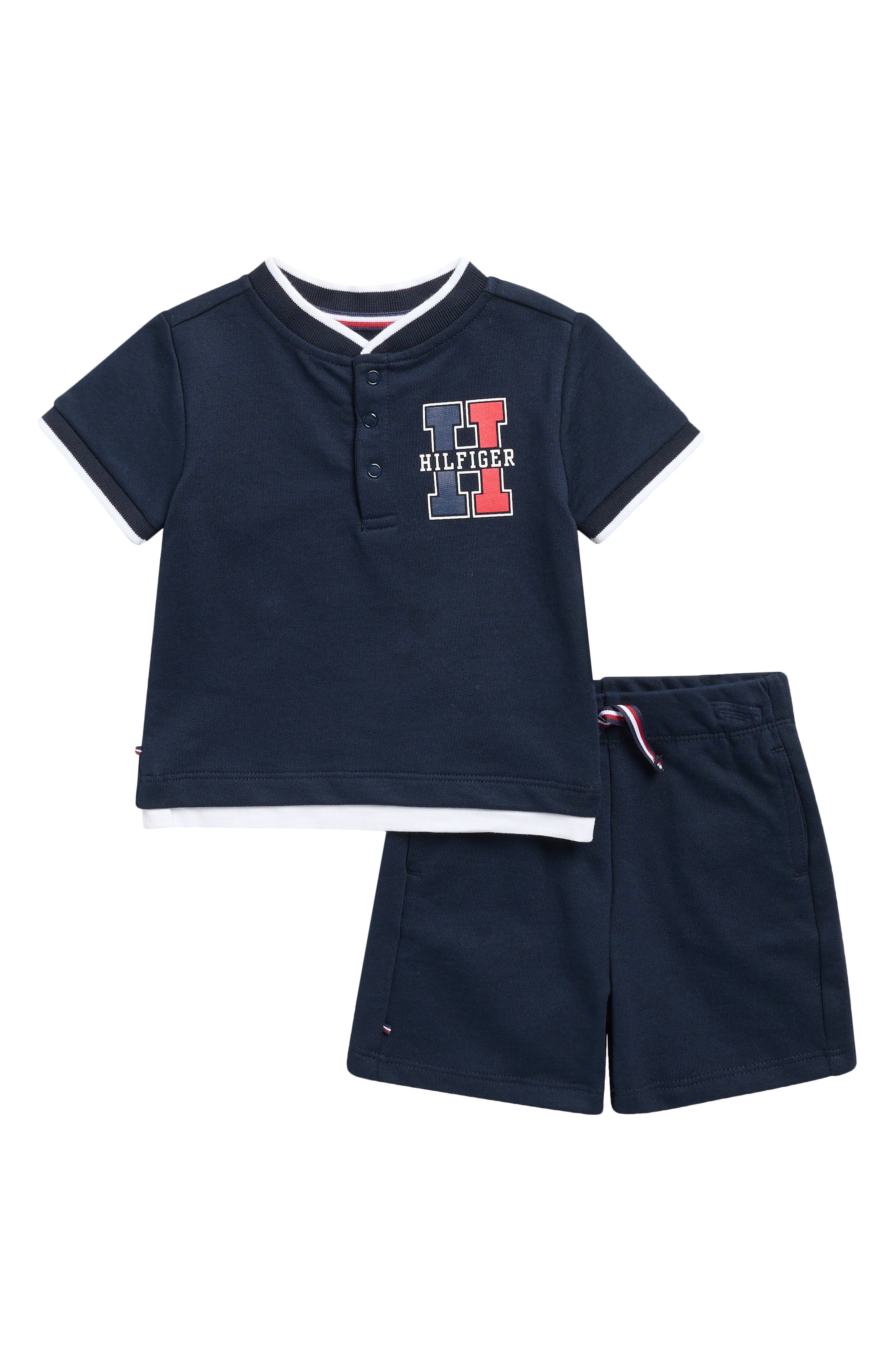 Tommy Hilfiger Logo Polo & Shorts Set