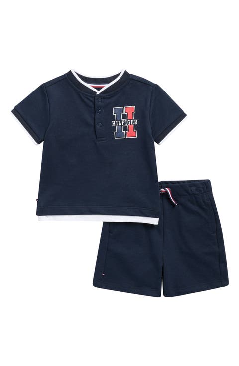 Logo Polo & Shorts Set (Baby)