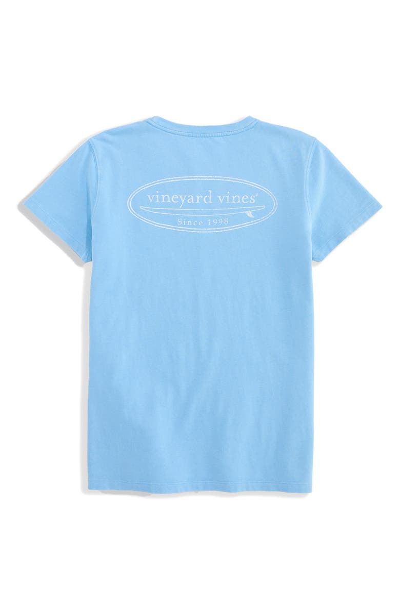 vineyard vines Surf Logo Cotton Graphic T-Shirt, Alternate, color, Serenity Blue