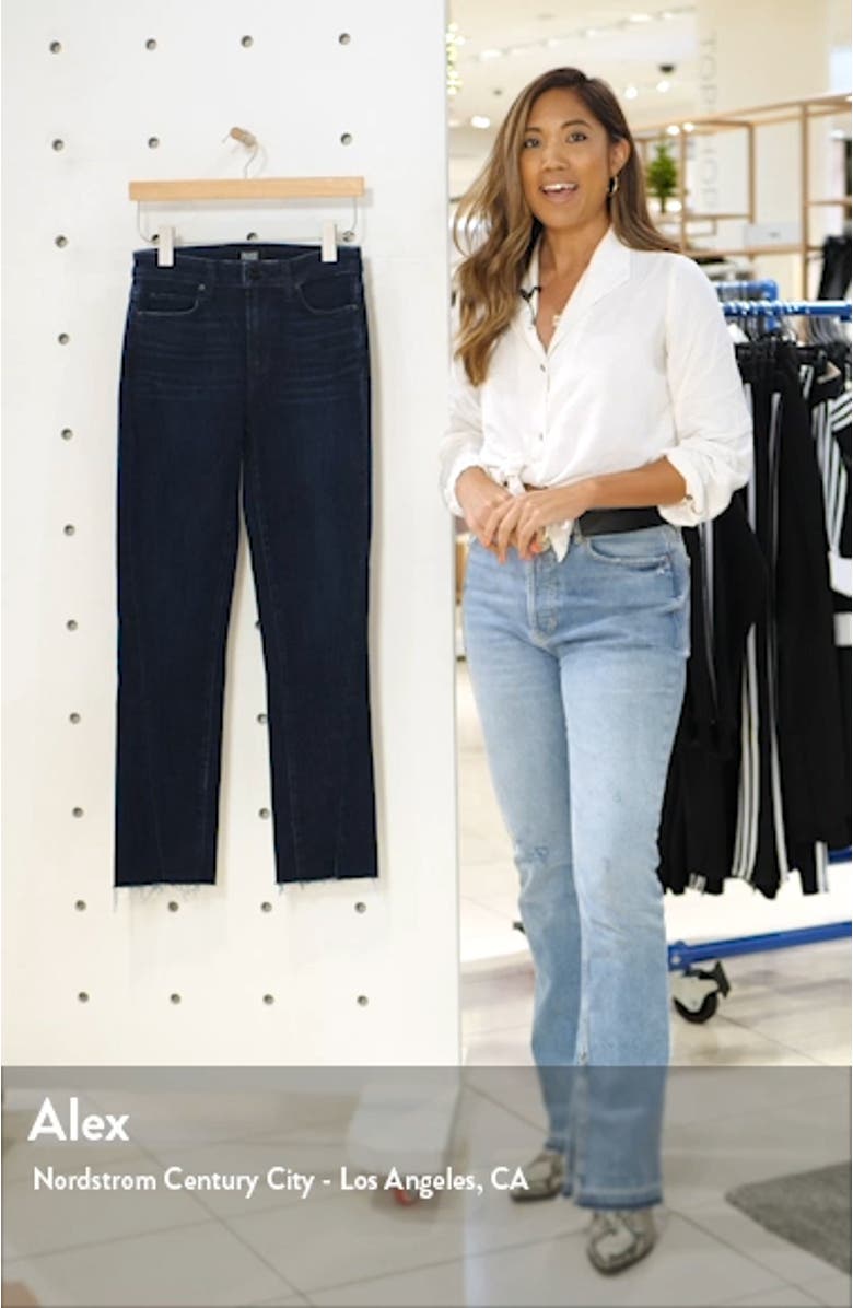 Hoxton High Waist Twisted Seam Slim Jeans, sales video thumbnail