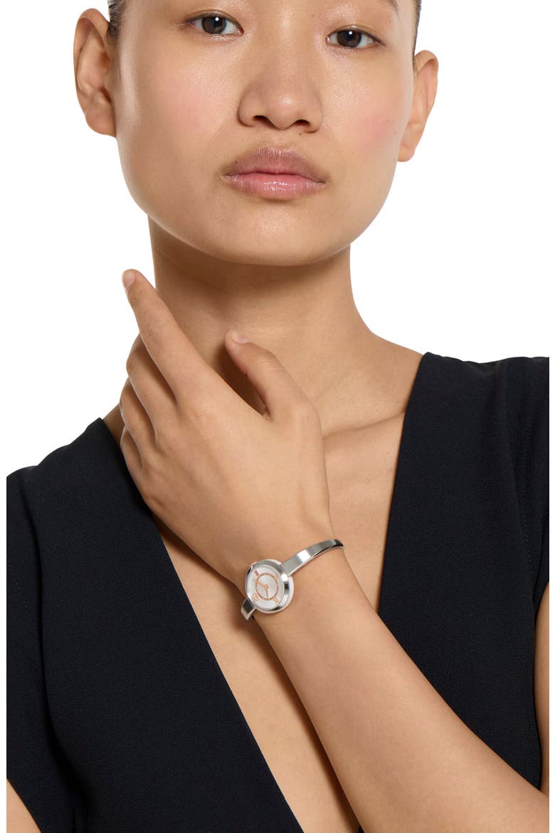 Model 2000 Bangle Bracelet Watch, 24mm, Alternate, color, SILVER