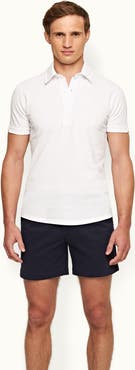 Orlebar Brown Sebastian Pique Tailored Fit Pique Polo Shirt