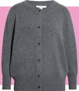 Vince Wool Blend Shrunken Cardigan