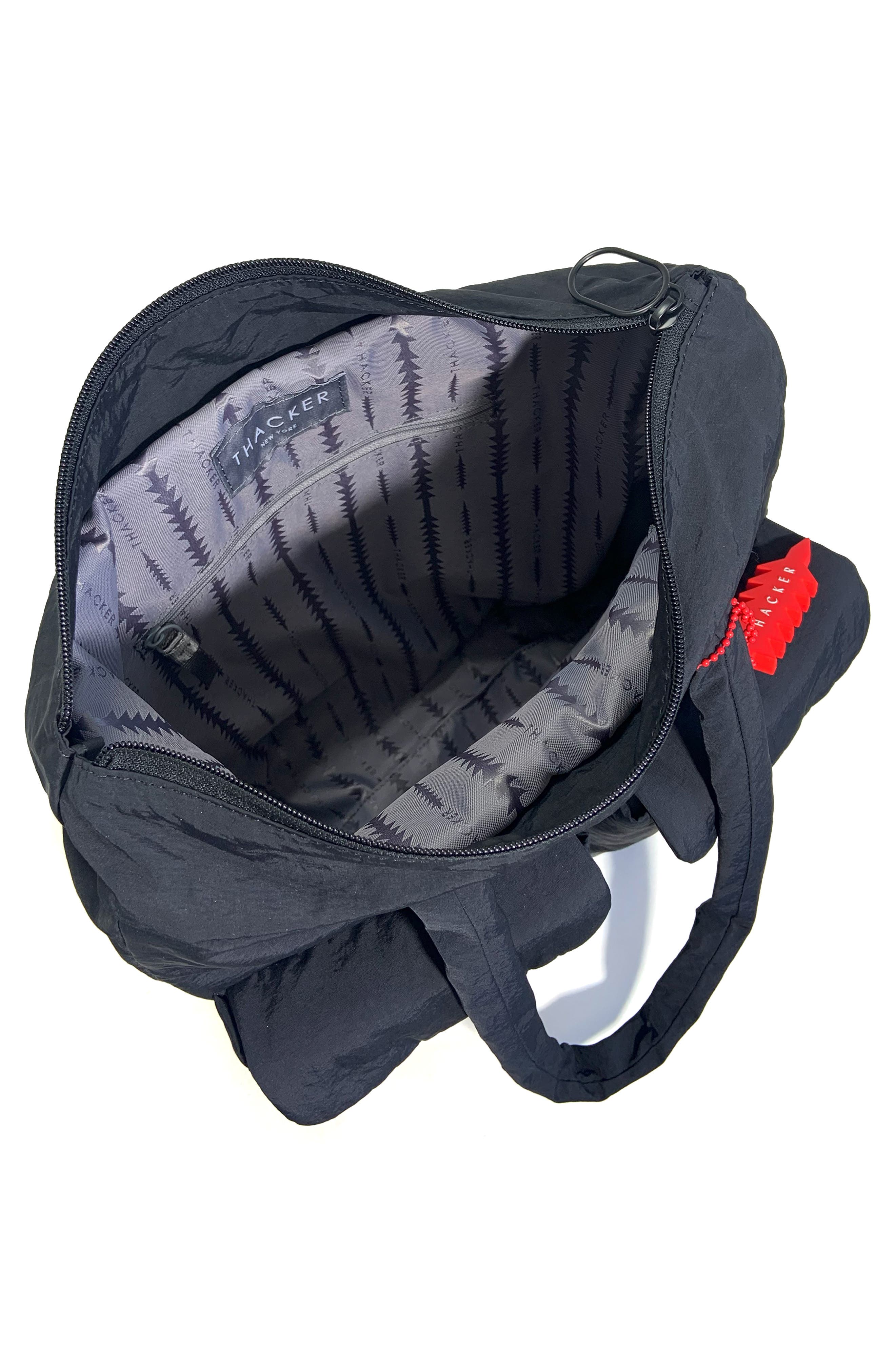 Thacker Avi N/S Pocket Tote Bag, Alternate, color, Black