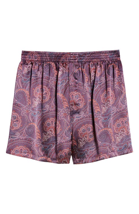 Paisley Silk Boxers