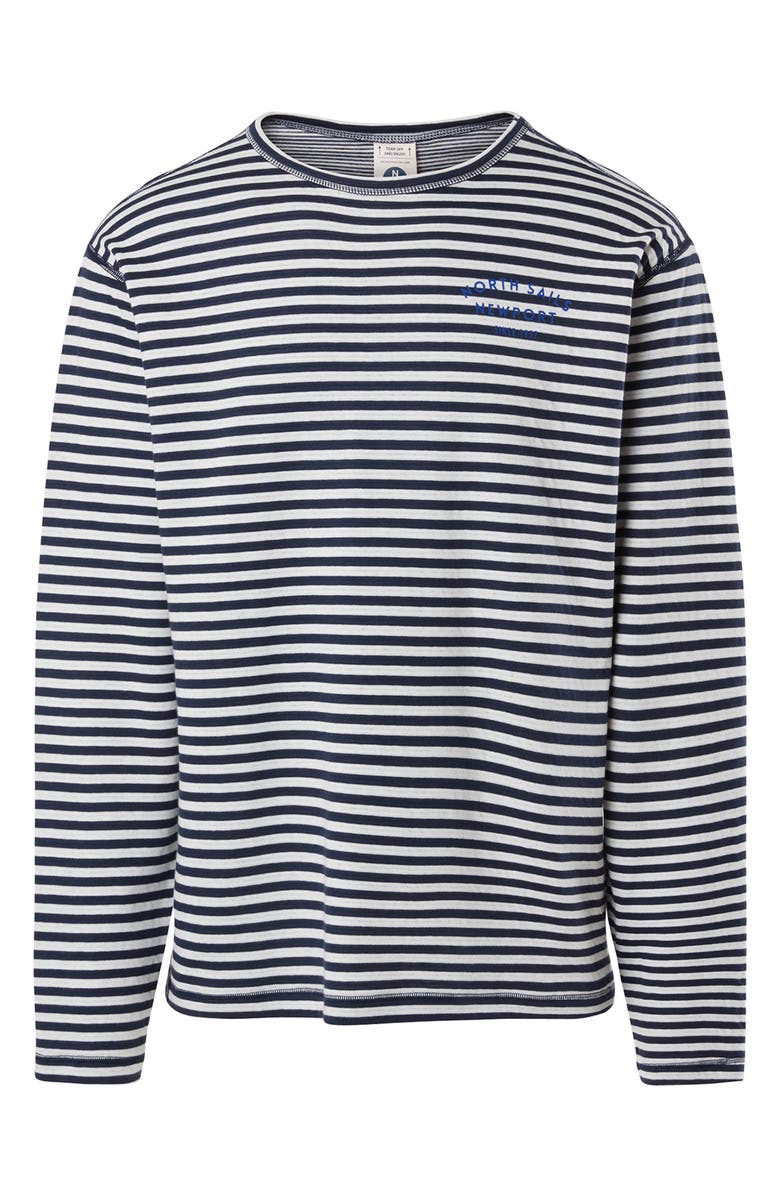 NORTH SAILS Reversible Stripe Long Sleeve T-Shirt, Alternate, color,