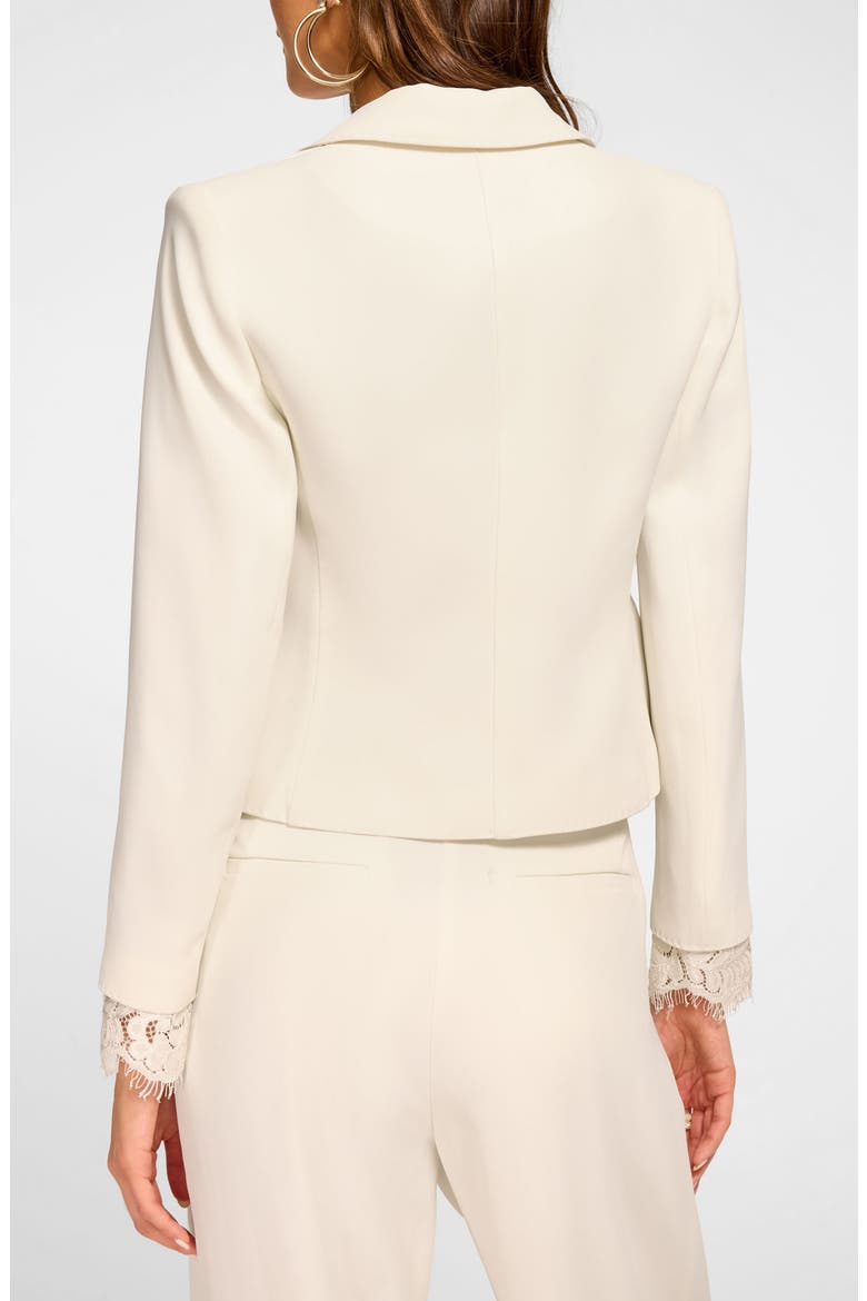 Adela Buckle Cropped Jacket, Alternate, color, WINTER WHITE