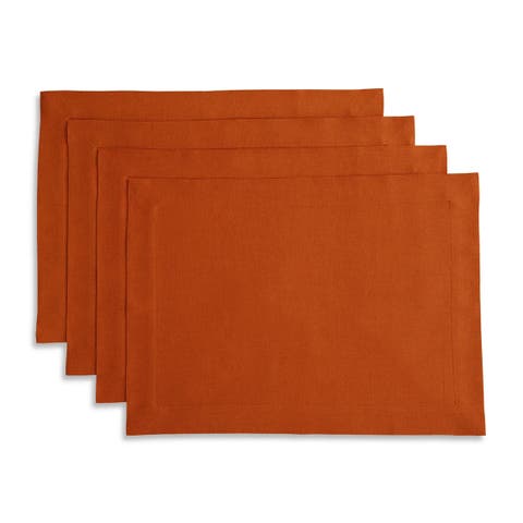 Linen Placemats Set of 4, 14 x 19 Inch - Fete