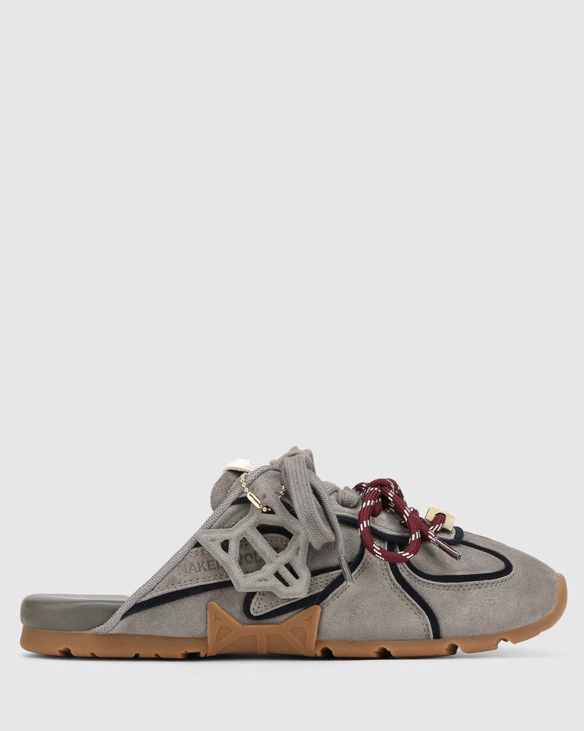 Naked Wolfe Admire Off White Suede, Alternate, color, Grey