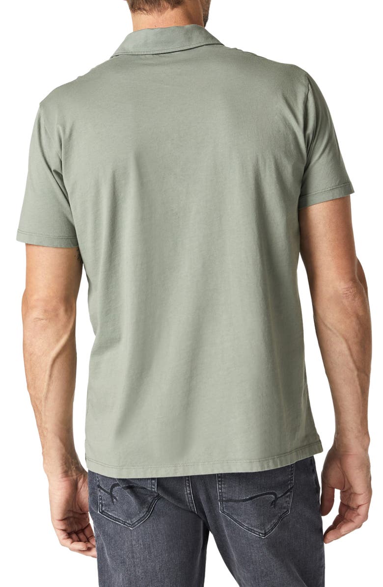 Mavi Jeans Cotton Polo, Alternate, color, Agave Green