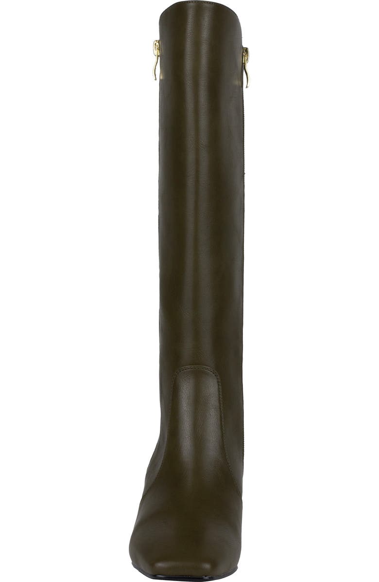 NINETY UNION Morgan Tall Wedge Boot, Alternate, color, Olive