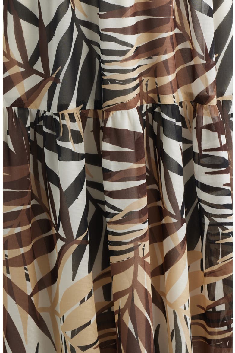 Print Smocked Bodice Sleeveless Maxi Dress, Alternate, color, WHITE DOVE MULTI