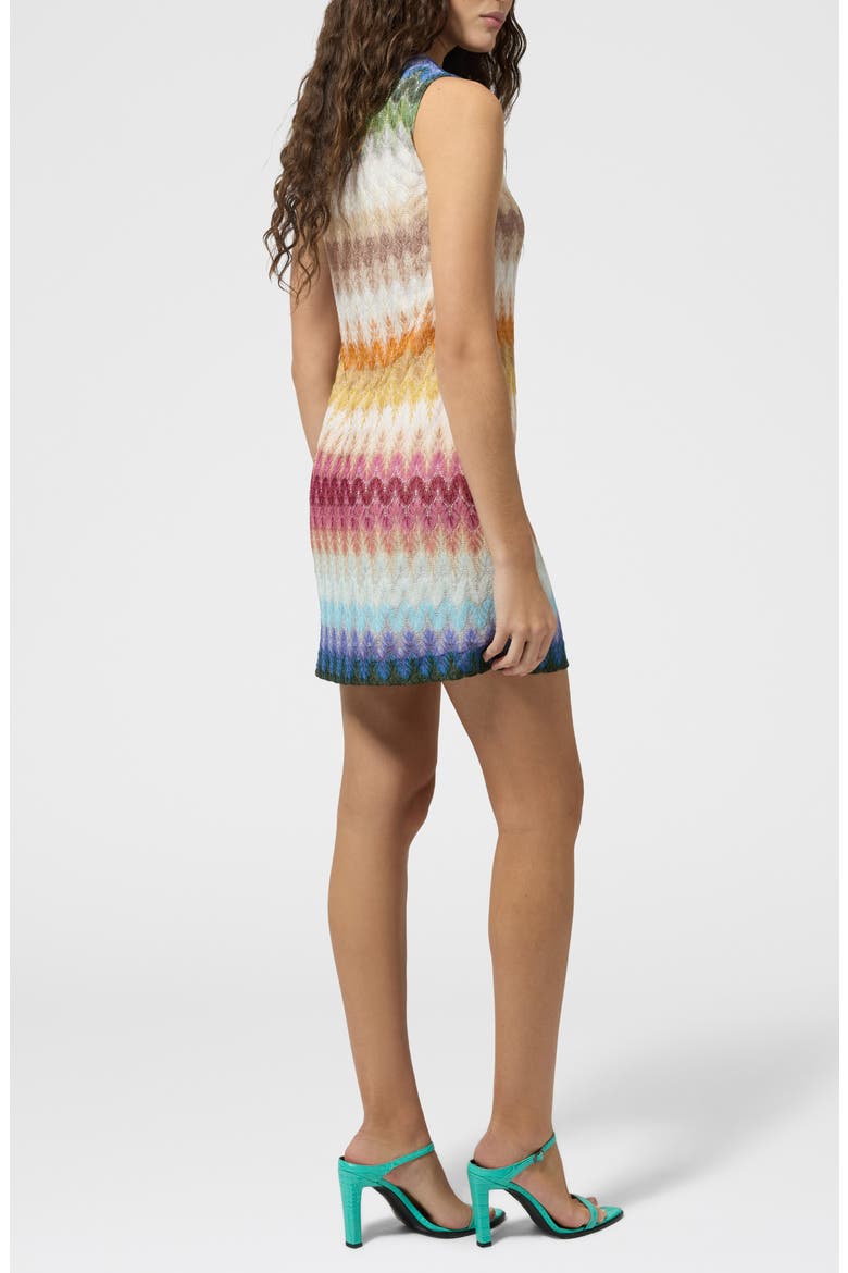 Dégradé Raschel Knit Minidress, Alternate, color, SMSPT-MULTICOLOR