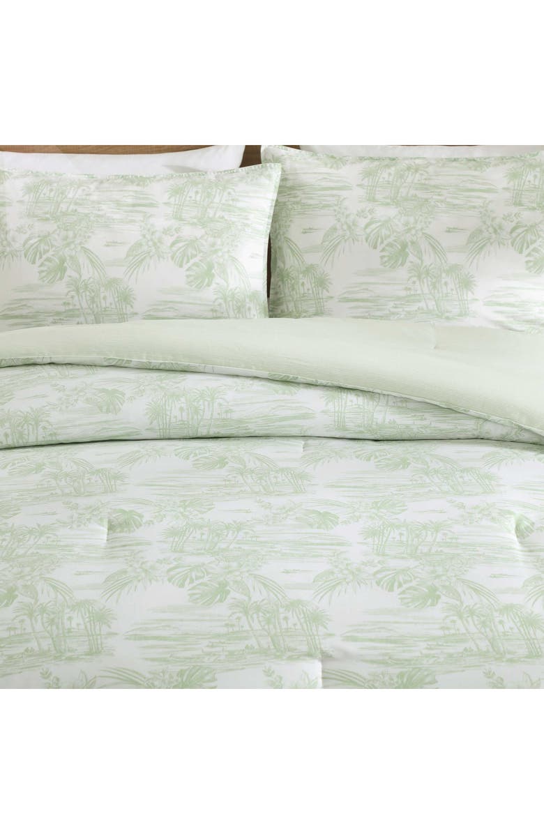 Tommy Bahama Beach Bluff Toile Cotton Comforter & Sham Set, Alternate, color, 